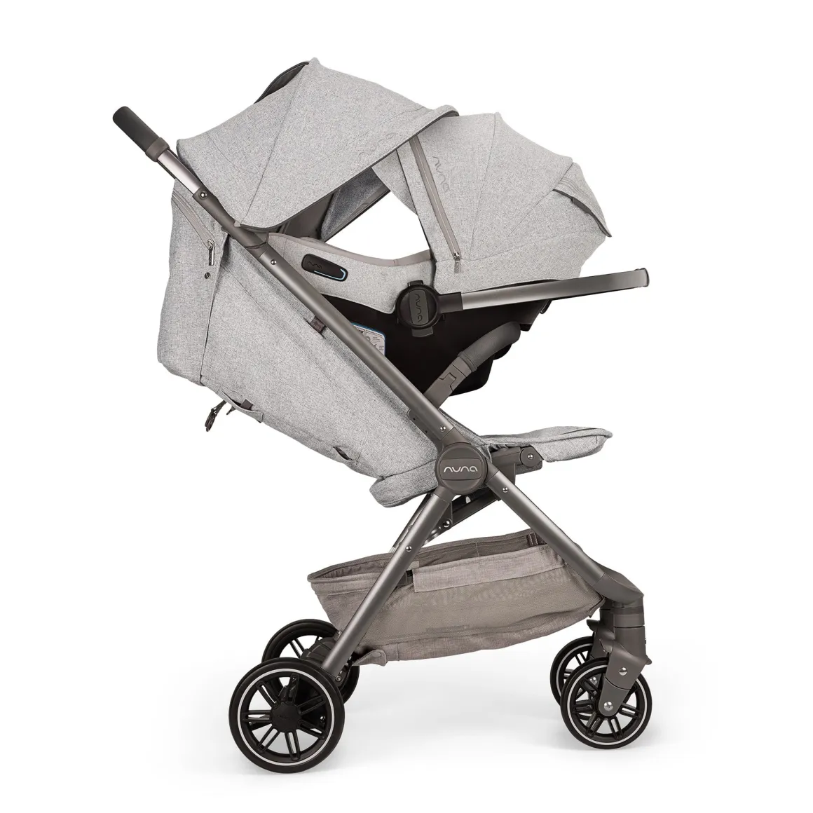 Nuna TRVL Self-Folding Compact Stroller - Sterling