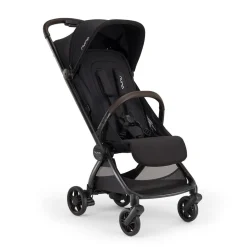 Nuna VIAA cabn Lightweight & Compact Stroller - Caviar
