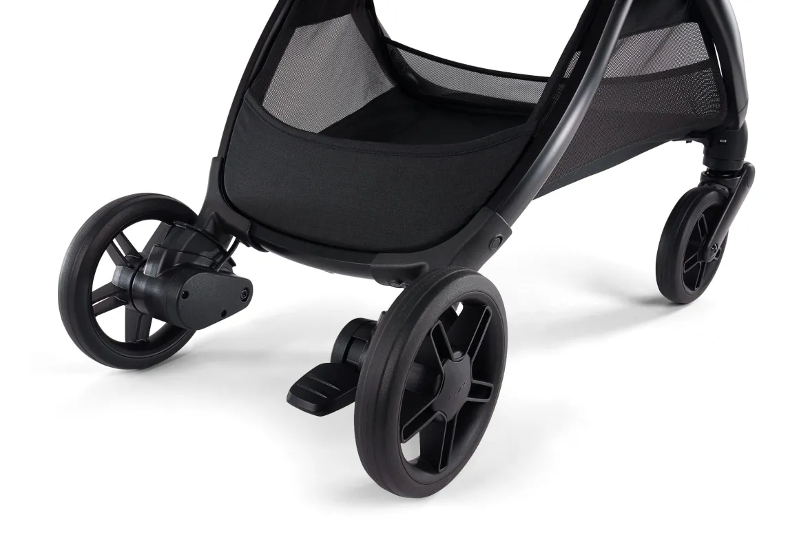 Nuna VIAA cabn Lightweight & Compact Stroller - Caviar
