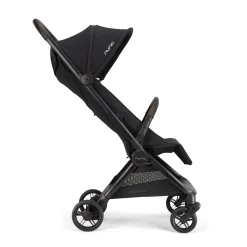 Nuna VIAA cabn Lightweight & Compact Stroller - Caviar