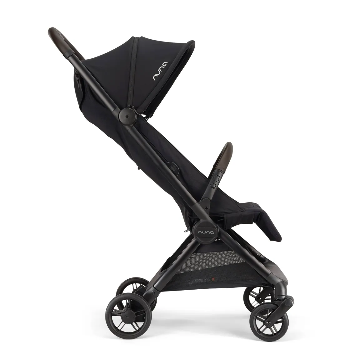 Nuna VIAA cabn Lightweight & Compact Stroller - Caviar