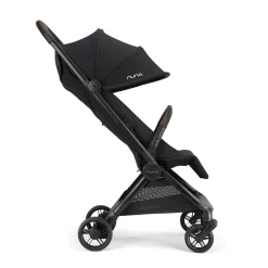 Nuna VIAA cabn Lightweight & Compact Stroller - Caviar