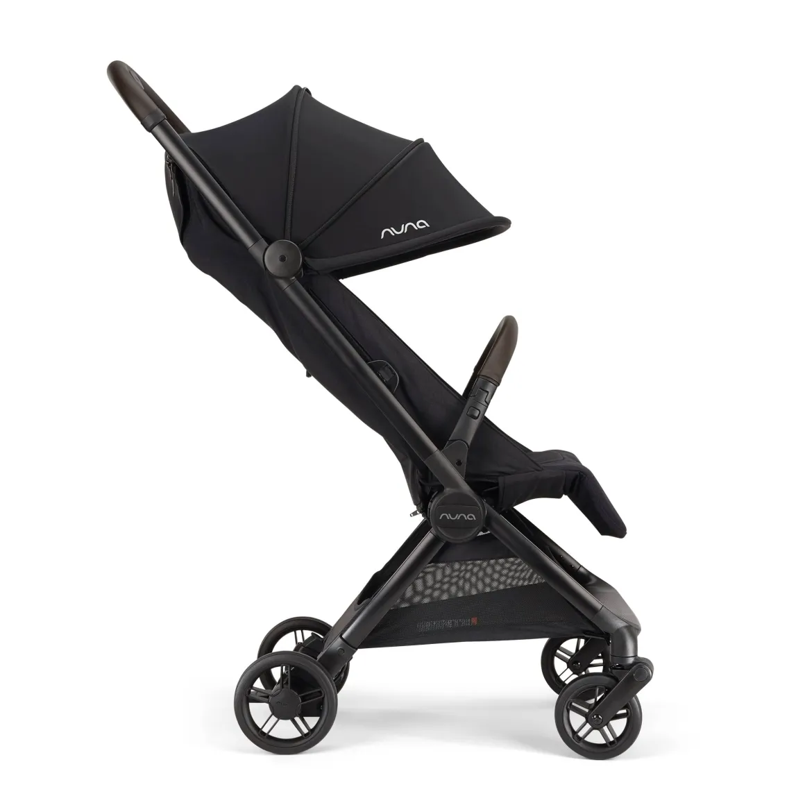Nuna VIAA cabn Lightweight & Compact Stroller - Caviar