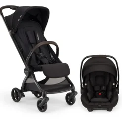 Nuna VIAA cabn + PIPA Aire RX Travel System Bundle - Caviar