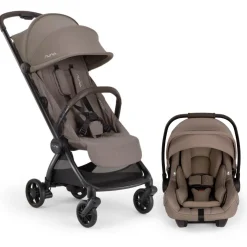 Nuna VIAA cabn + PIPA Aire RX Travel System Bundle - Cedar