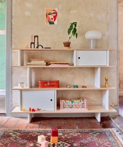 Oeuf Mini Library - White/Birch