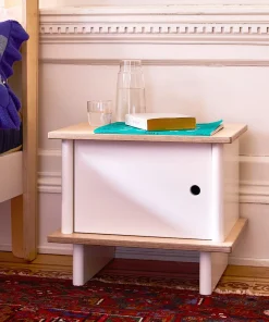 Oeuf ML Night Stand - White/Birch