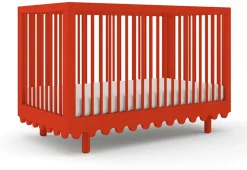 Oeuf Moss Crib - Tomato