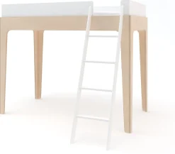 Oeuf Perch Loft Bed - Twin Size - White/Birch