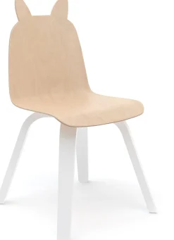 Oeuf Rabbit Play Chair (Set of 2) - White/Birch