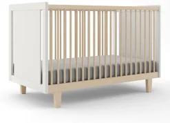 Oeuf Rhea Crib - White/Birch