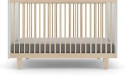 Oeuf Rhea Crib - White/Birch