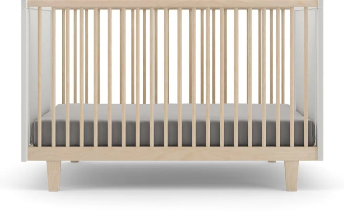 Oeuf Rhea Crib - White/Birch