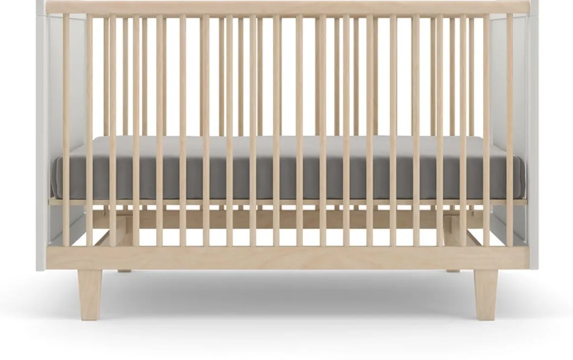 Oeuf Rhea Crib - White/Birch