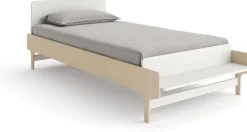 Oeuf River Twin Bed - White/Birch