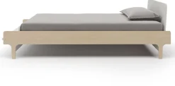 Oeuf River Twin Bed - White/Birch