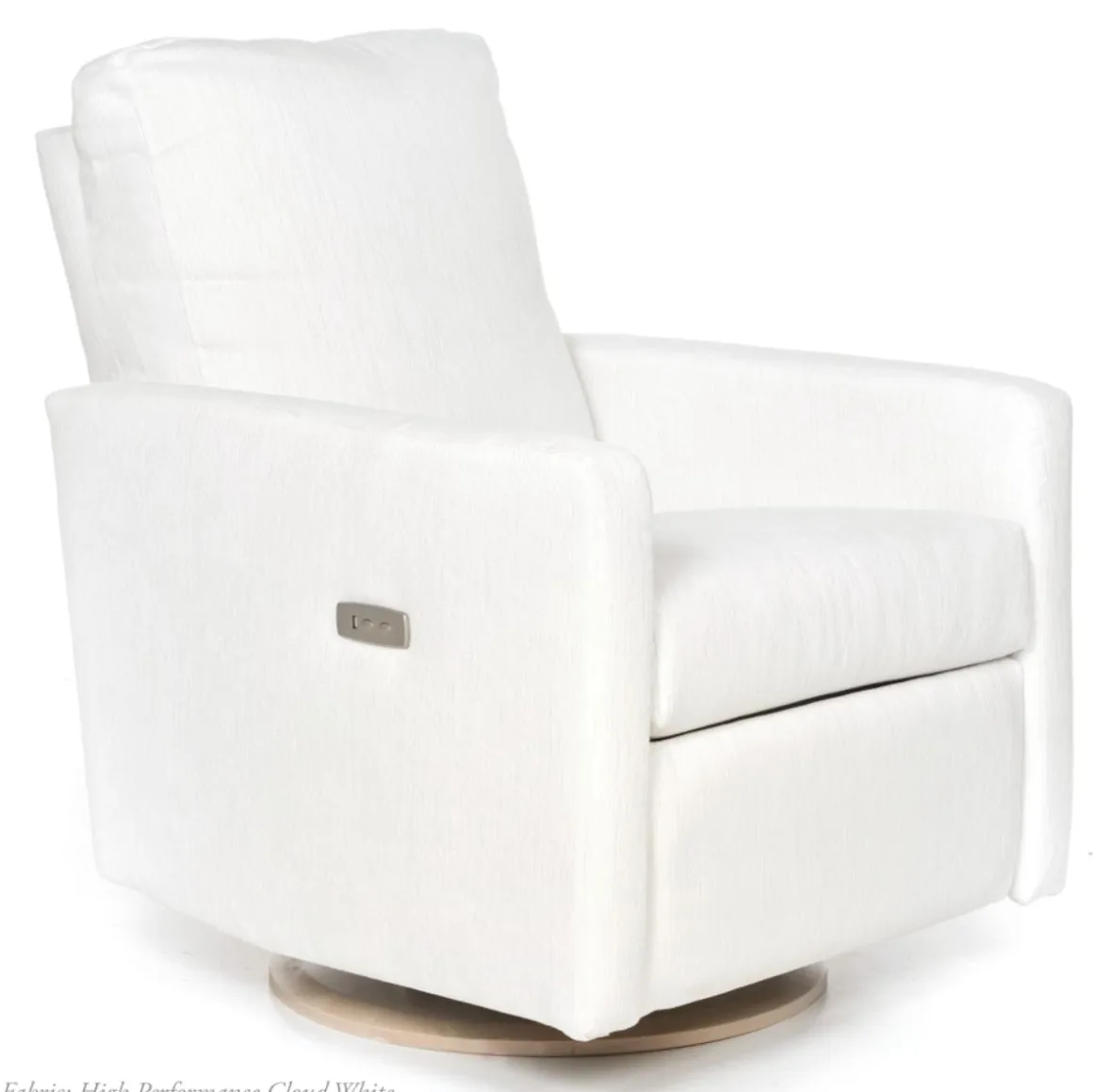 Oilo Drew Recliner + Swivel Nursery Glider