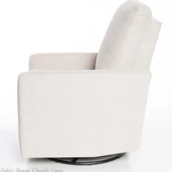 Oilo Drew Recliner + Swivel Nursery Glider