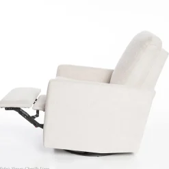 Oilo Drew Recliner + Swivel Nursery Glider