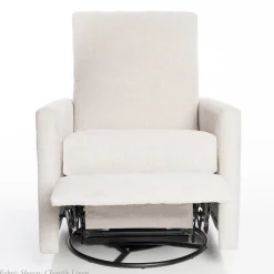 Oilo Drew Recliner + Swivel Nursery Glider