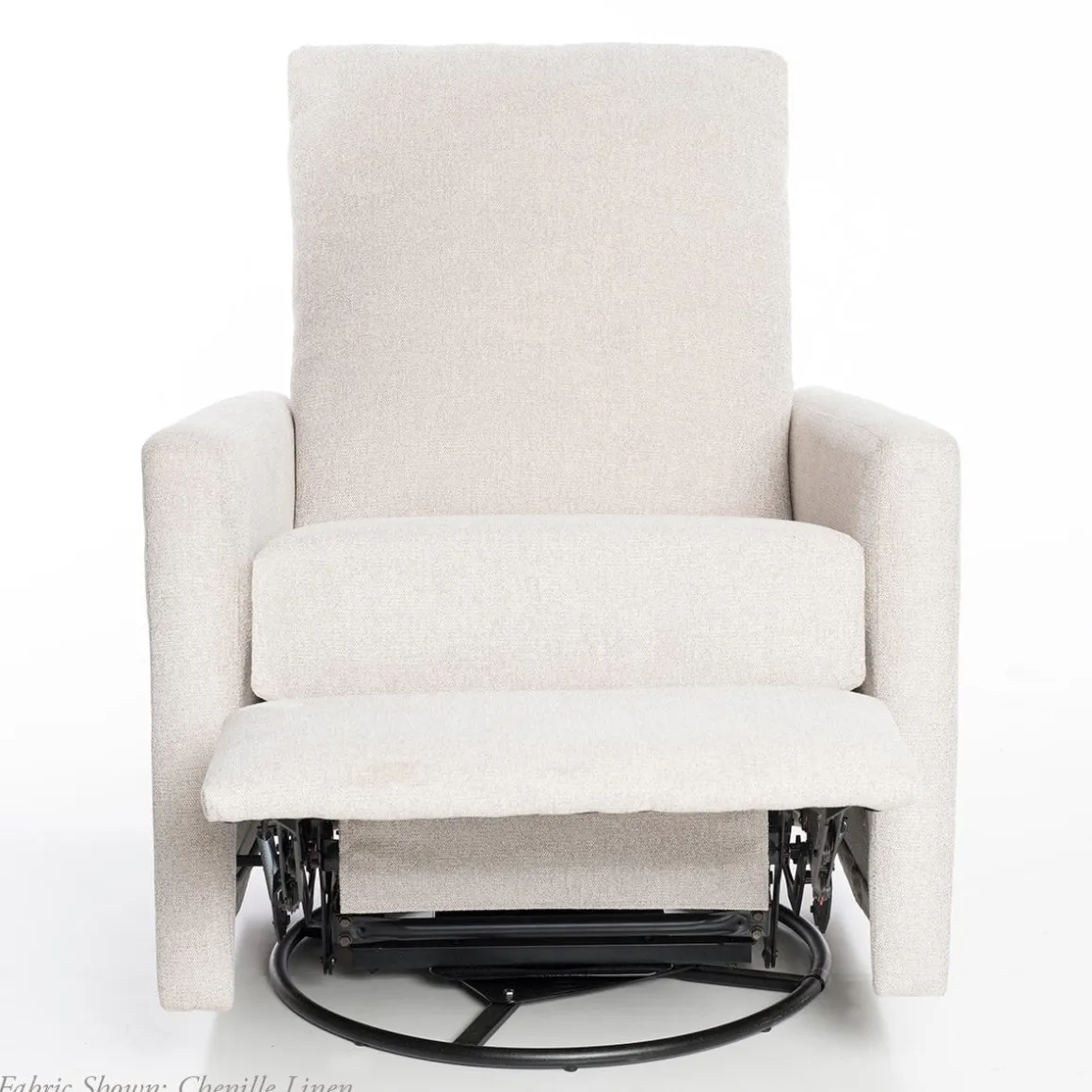 Oilo Drew Recliner + Swivel Nursery Glider
