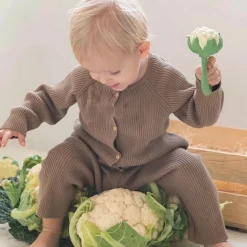 Oli & Carol Cauliflower Rattle Toy