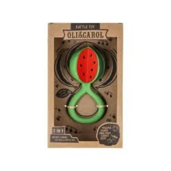 Oli & Carol Watermelon Rattle Toy