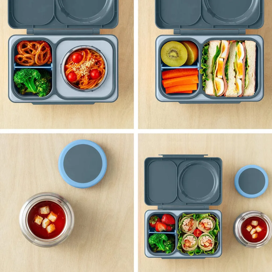 Omie Life OmieBox UP Insulated Bento Box (9+ years) - Graphite
