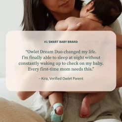 Owlet Dream Duo (Gen 3) Smart Baby Monitoring System - Bedtime Blue