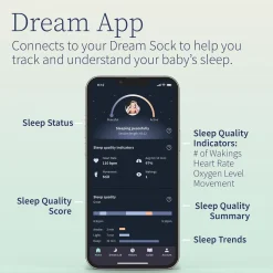 Owlet Dream Sock Smart Baby Monitor - Bedtime Blue