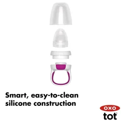 OXO Tot Silicone Self-Feeder 2 Pack - Teal / Navy