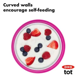 OXO Tot Stick & Stay Bowl - Pink