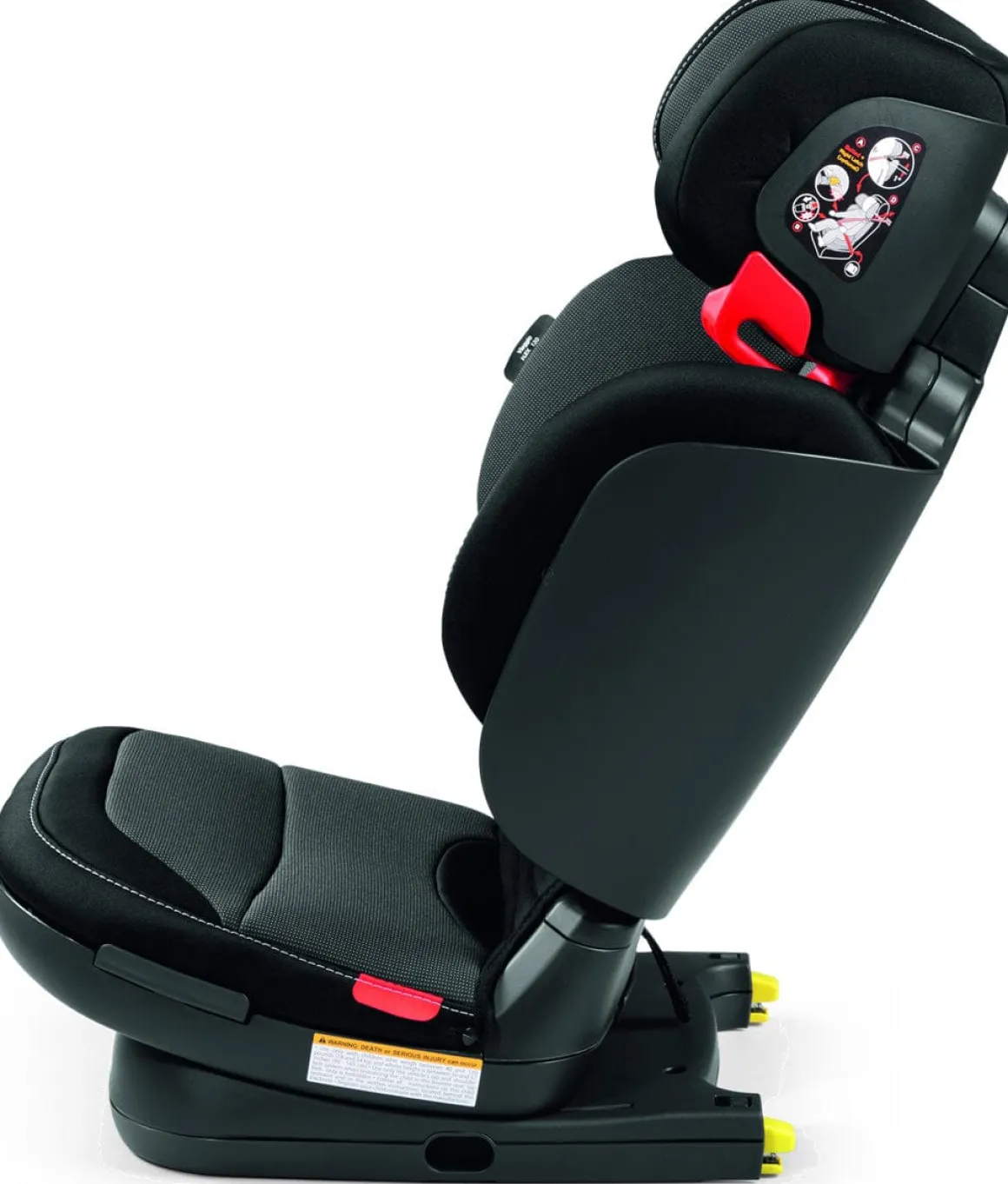 PEG Viaggio Flex 120 Highback Belt-Positioning Booster Car Seat - Crystal Black
