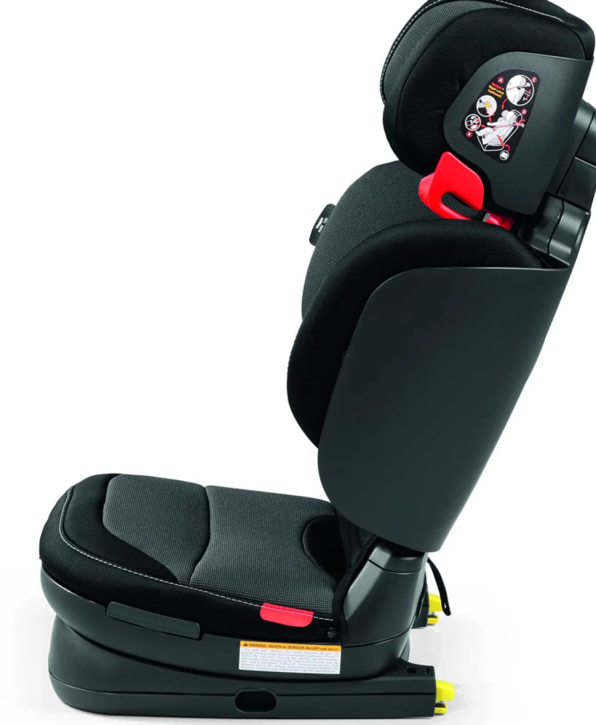 PEG Viaggio Flex 120 Highback Belt-Positioning Booster Car Seat - Crystal Black