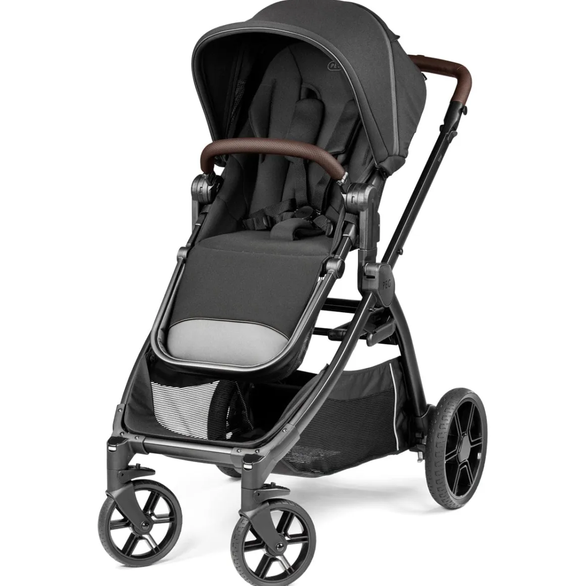 PEG YPSI Single-to-Double Stroller - True Black