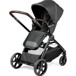 PEG YPSI Single-to-Double Stroller - True Black
