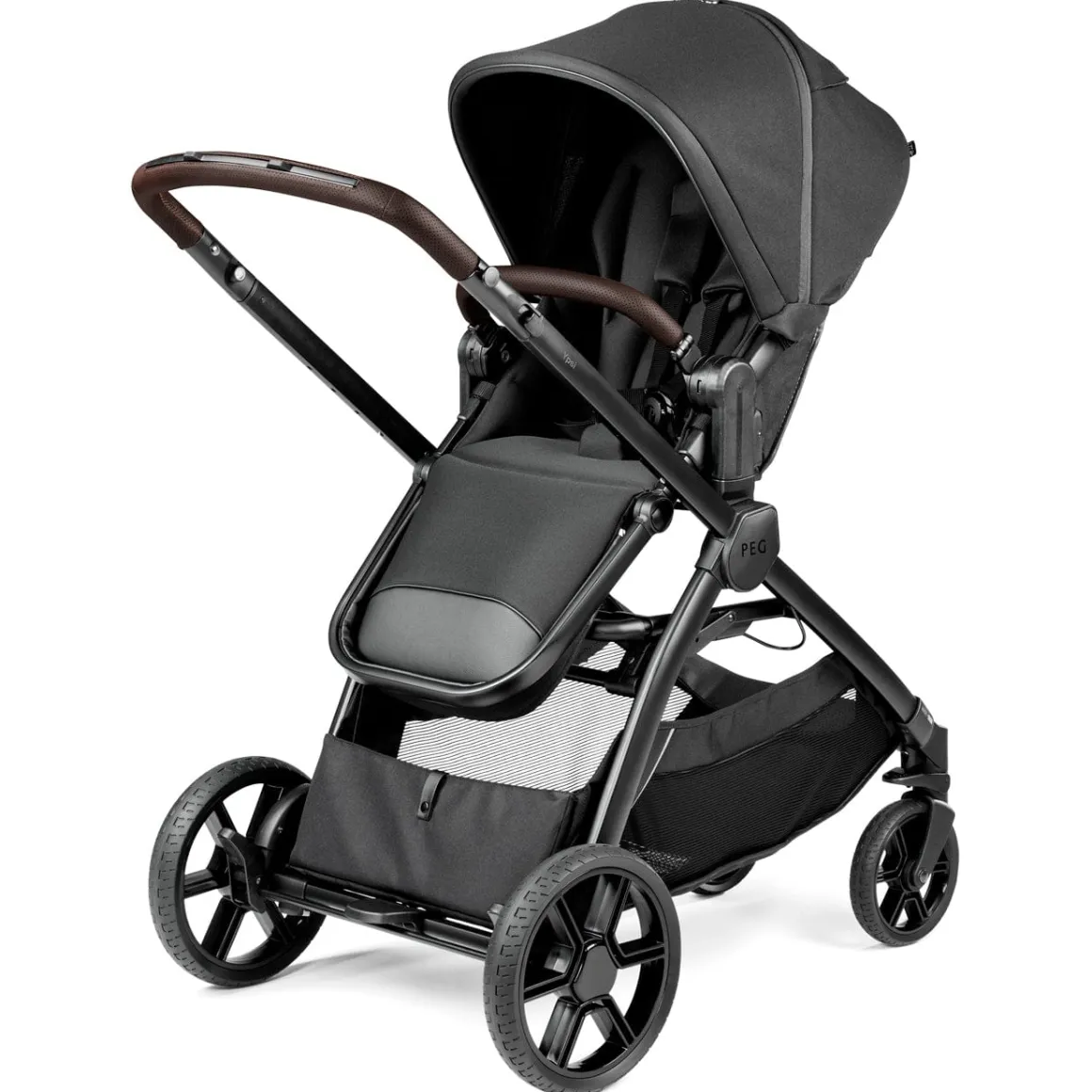 PEG YPSI Single-to-Double Stroller - True Black