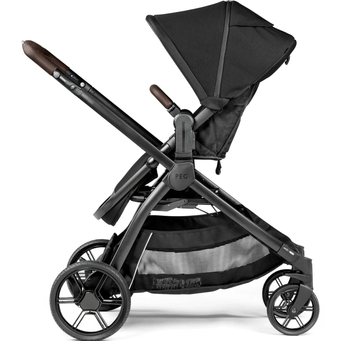 PEG YPSI Single-to-Double Stroller - True Black