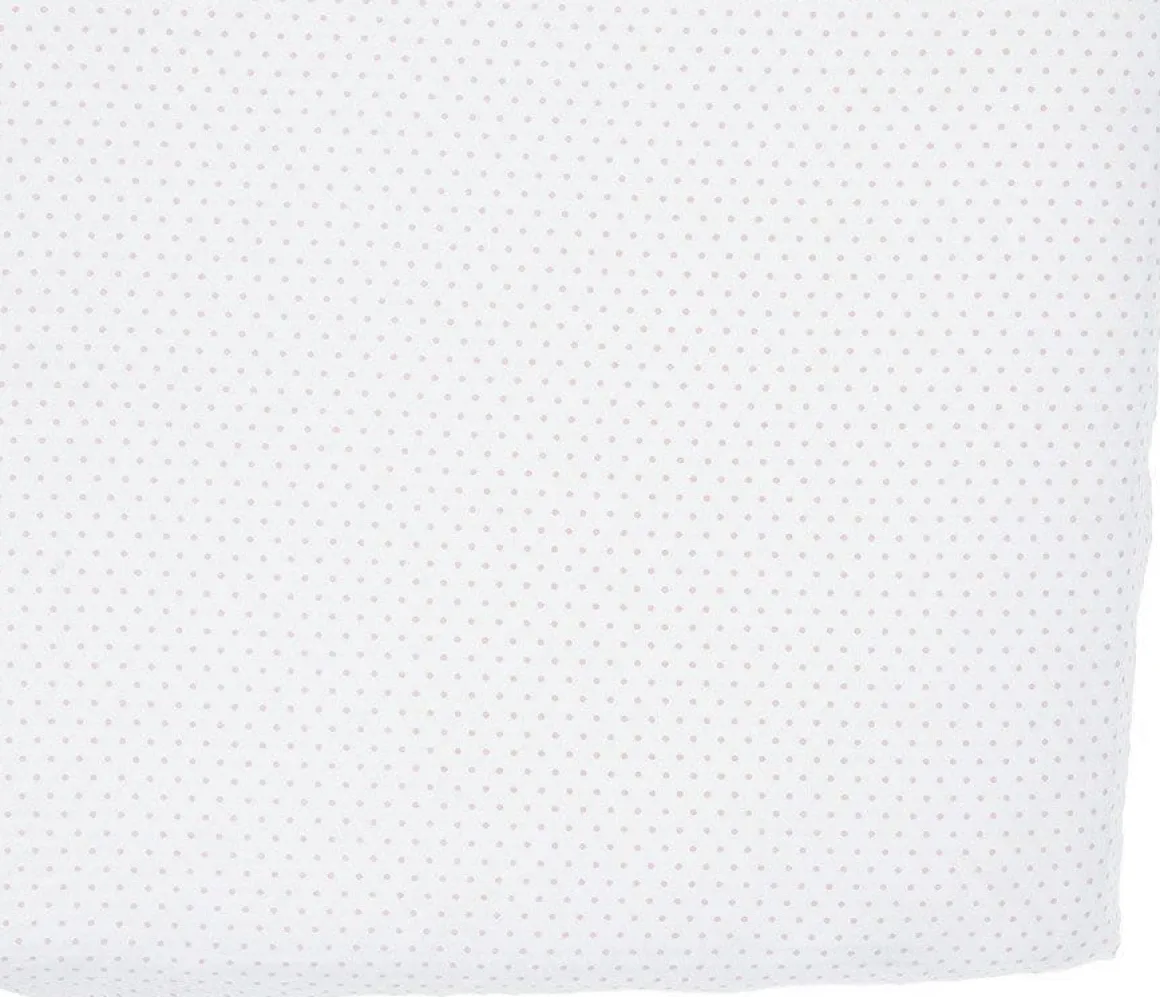 Petit Pehr Crib Sheet - Pin Dot Light Pink