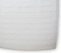 Petit Pehr Crib Sheet - Stripes Away Pebble