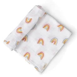 Petit Pehr Organic Swaddle - Rainbows
