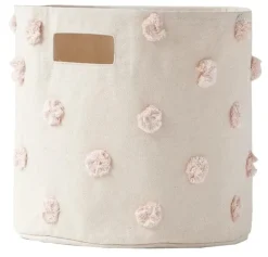 Petit Pehr Pom Pom Basket - Bin - Blush
