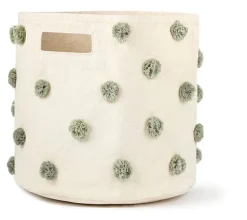 Petit Pehr Pom Pom Basket - Bin - Sage