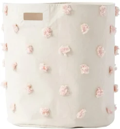 Petit Pehr Pom Pom Basket - Hamper - Blush
