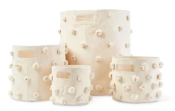 Petit Pehr Pom Pom Basket - Hamper - Natural