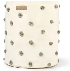 Petit Pehr Pom Pom Basket - Hamper - Sage