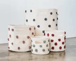 Petit Pehr Pom Pom Basket - Mini - Sage
