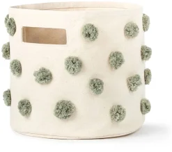 Petit Pehr Pom Pom Basket - Pint - Sage