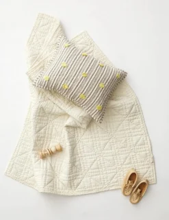 Petit Pehr Stork Baby Blanket - Stork Grey