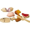 Plan Toys Wooden Meat Pretend Food Set